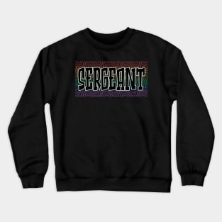 LGBTQ PATTERN USA SERGEANT Crewneck Sweatshirt